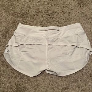 Lululemon low-rise speed shorts